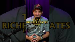 Guessing the TOP 5 richest states in America based on median income! #top5 #podcast #comedy Wealth