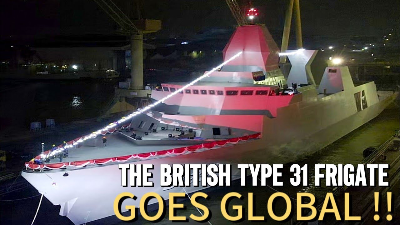 Индонезия спустила на воду новый фрегат, созданный на основе британского проекта Arrowhead 140 Ty...