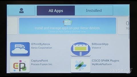 Adding Apps to Your Xerox VersaLink Printer or Multifunction Printer