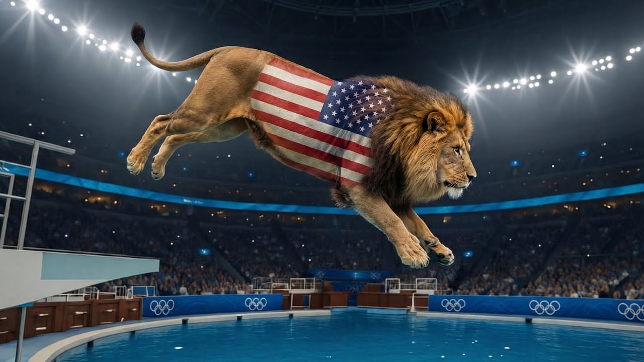 Winter Animal Olympics – Extreme Jump Dive Competition | Who Wins the Gold?