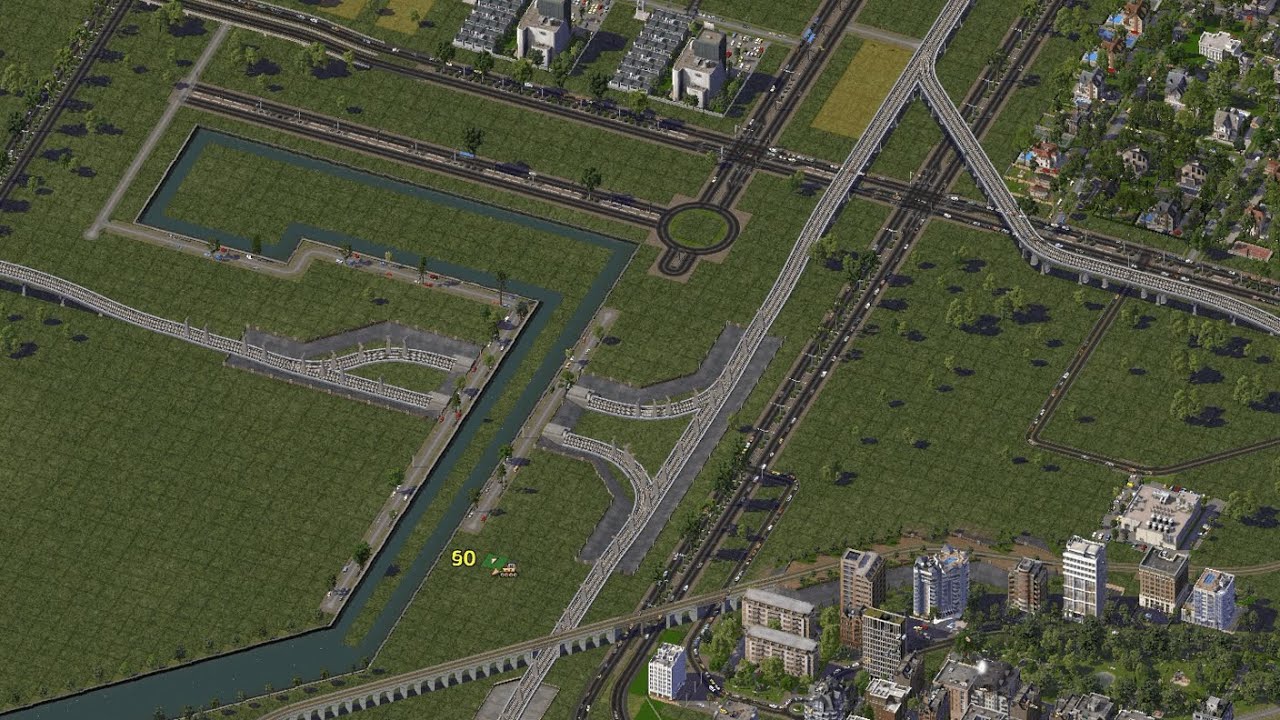 SimCity 4 Speedplay - District 33 Moving Trains and Adding New Neighborhoods
