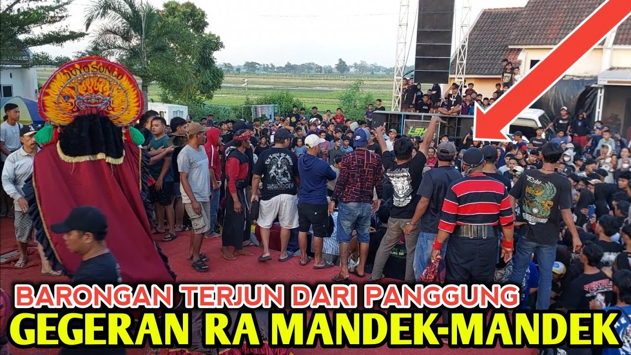 Viral Terbaru❗️ Barongan Ngamuk Terjun Bebas Jaranan Nogo Bhirowo Live Gampengrejo Kediri