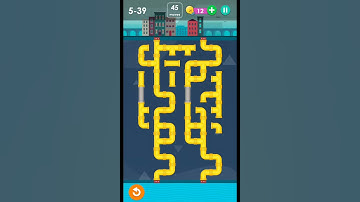 Smart puzzles pipes very hard level 39 #how to solve pipes level 5-39