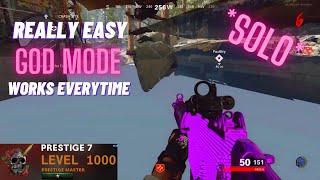 *NEW* SOLO TRUE GODMODE GLITCH IN BLACK OPS COLD WAR ZOMBIES!! UNLIMITED XP