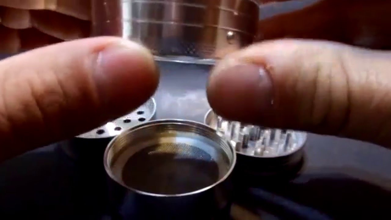 Picador-grinder de tabaco en aluminio con led