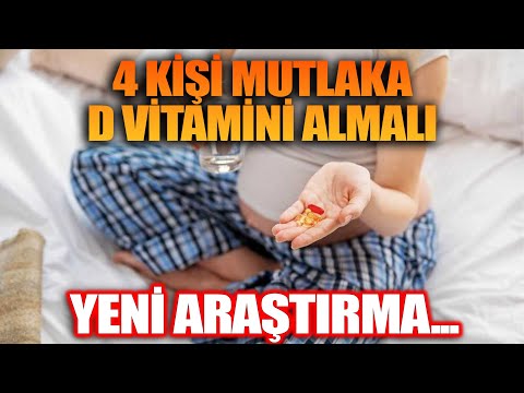 4 Kişi Mutlaka D Vitamini Almalı. YENİ ARAŞTIRMA...