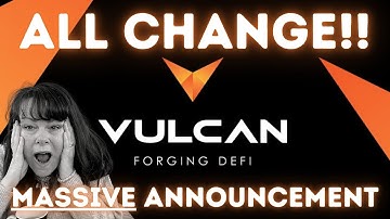 VULCAN BLOCKCHAIN - ALL CHANGE - Massive Announcement by Bryan Legend - DO NOT MISS!!