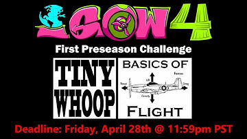 IGOW4 First Preseason Challenge: Tiny Whoop Basics of Flight