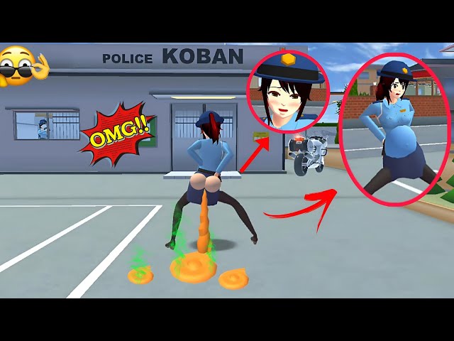 OMG!? POLISI RINA PERUTNYA BESAR😱!?KEBELET EEK DI DEPAN KANTOR POLISI SAKURA SAKURA SCHOOL SIMULAT…