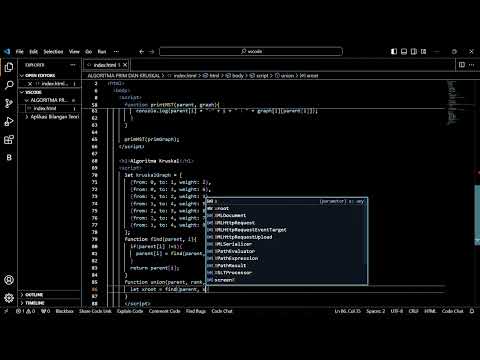 Algoritma Prim dan Algoritma Kruskal - HTML - YouTube