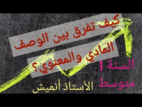 فيديو: ما هو الوصف المادي؟