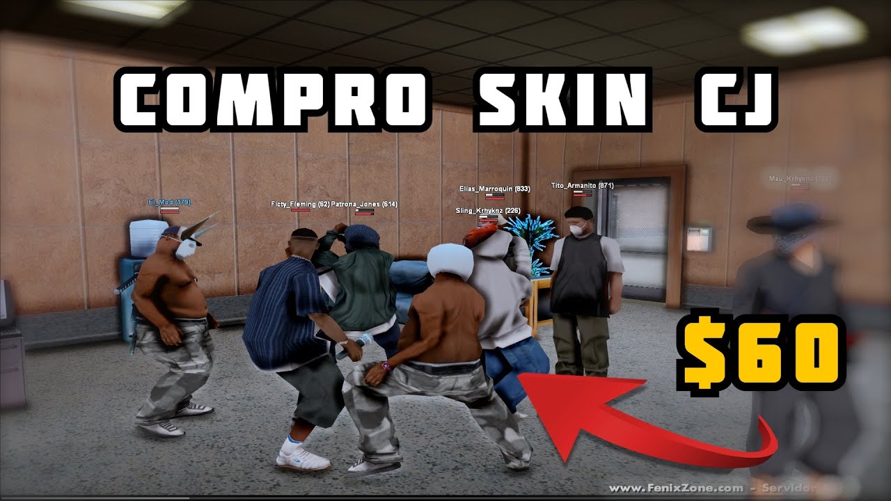 Me compro la skin de CJ en FenixZone Roleplay | EL SERVIDOR MÁS ACTIVO DE SAMP (GTA ONLINE)