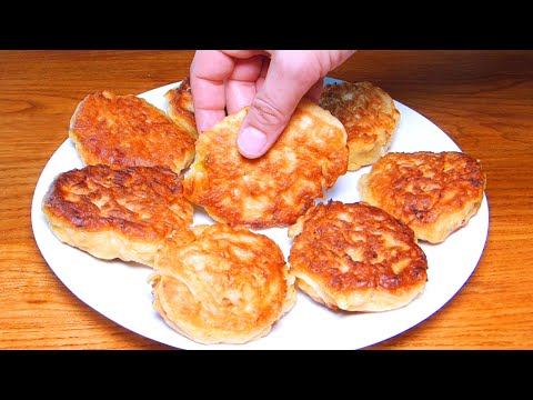 Вкуснее МЯСА Ленивые пирожки из капусты 'Пятиминутки'! Легкий простой рецепт за 5 минут.