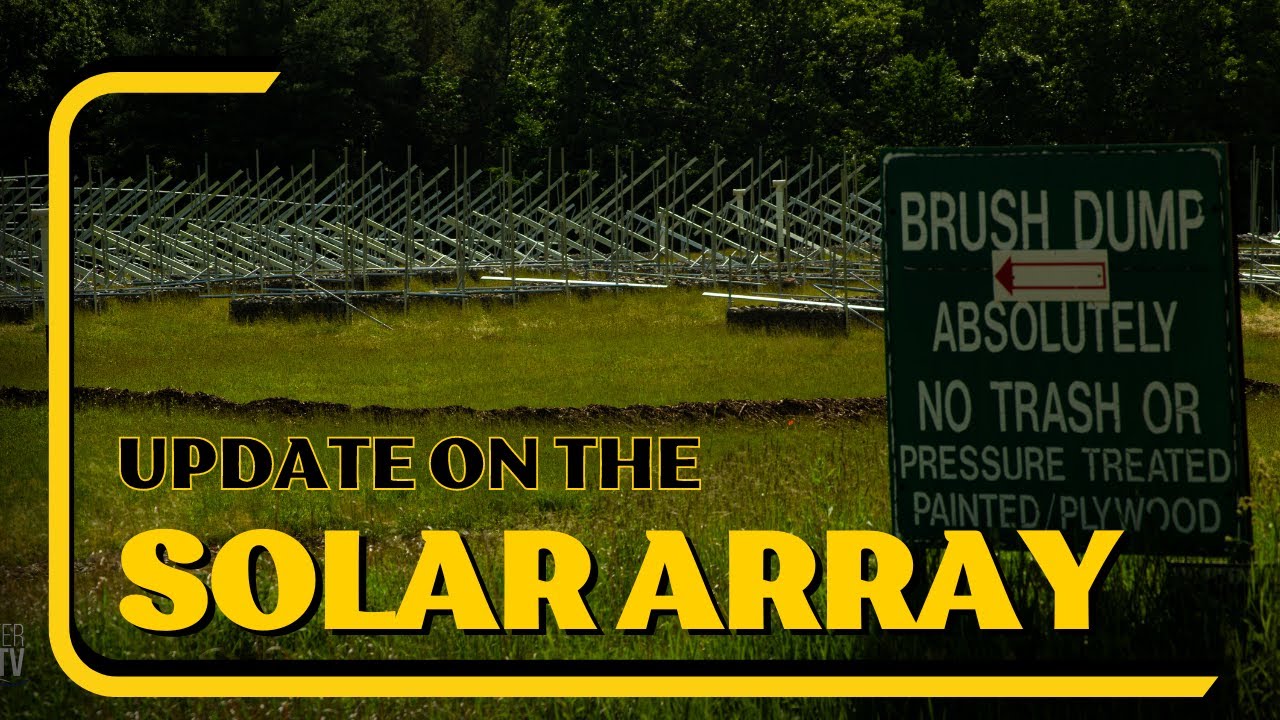 Update on Exeter's New Solar Array Field - YouTube