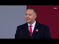 Prezydent przemówił na Placu Piłsudskiego