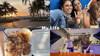 vlog | 24hrs in Miami , Jamaican food , found my twin &amp; more