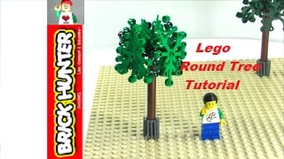 Lego Round Tree Moc Tutorial