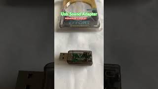 Usb sound adapter | Sound audio controller | laptop sound problem solved | #usbsoundadapter