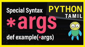 *args: Unleash the Power of Variable-Length Arguments | Python | Tamil