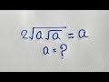 Germany | A Nice Square root maths problems | Olympiad Mathematics |