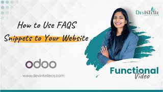 How to Use FAQS Snippets to Your Website in Odoo
