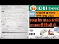IDBI Bank new account opening form fillup 2026 hindi medium