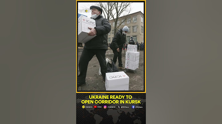 Russia-Ukraine War: Ukraine 'Ready' To Open Humanitarian Corridor In Russia's Kursk | WION Shorts