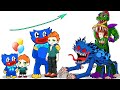 Pico x Huggy Wuggy Growing Up As ENEMIES - Poppy Playtime &amp; Friday Night Funkin&#39; Animation
