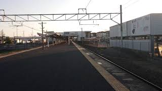 山陽本線  快速サンライナー117系E-05編成 鴨方駅を通過