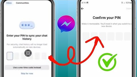 How to Reset End-To-End Encrypted PINCode on Messenger 2025 |