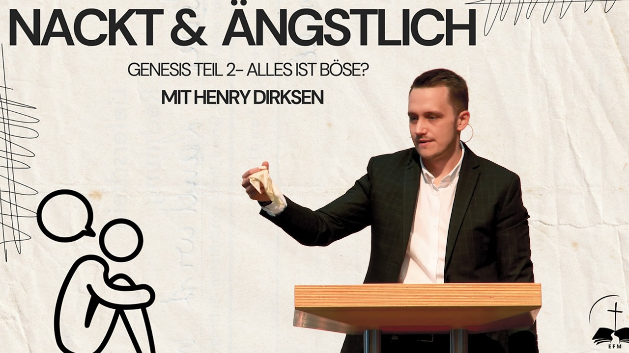 😨 1. Mose 3, 7 - 13 | Nackt & Ängstlich | Henry Dirksen