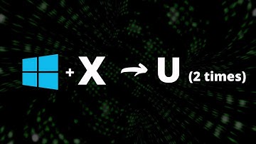 Fastest Keyboard Shortcut to Shutdown your Laptop | Windows 10