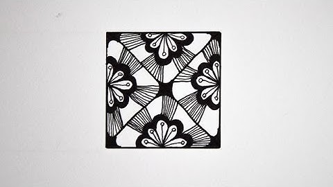 Zentangle Tile #1