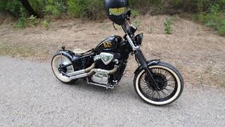 Honda steed, первый мотоцикл, bobber, боббер, Honda vlx