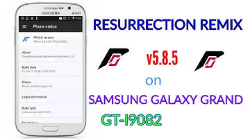 Resurrection remix nougat v5.8.5 on Samsung galaxy grand gt i9082