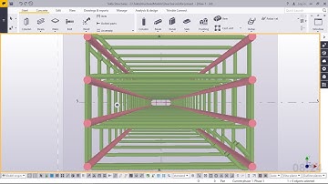 How to Arrange Four-Legged Stirrup on a Concrete Column in Tekla Structures