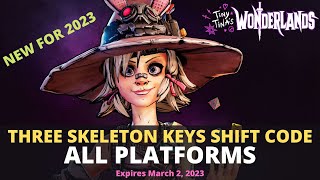 Three Skeleton Key Shift Code Tiny Tina's Wonderlands - Expires March 2, 2023