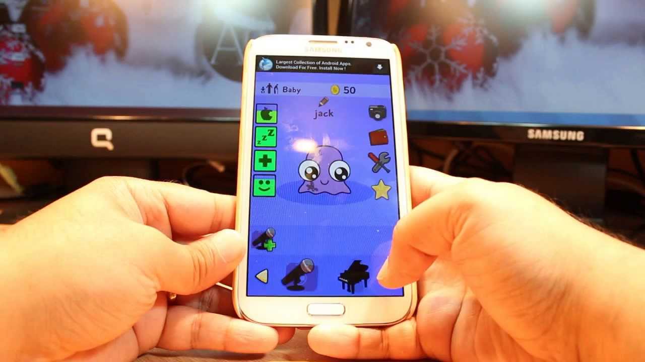 Moy virtual pet Install to Samsung Galaxy Note 2, S3, S2, S4 - YouTube