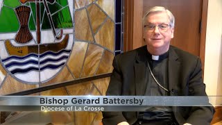 Bishop Battersby of the Diocese of La Crosse reacts to new Pope