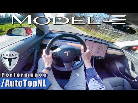2019 Tesla Model 3 PERFORMANCE POV Test Drive by AutoTopNL