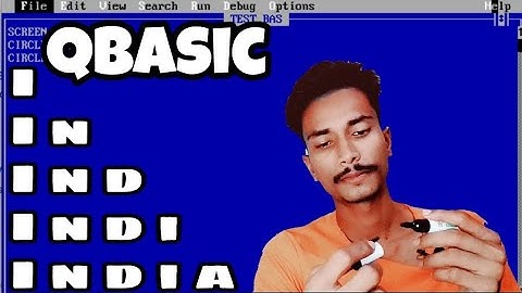 [Pattern 7] Qbasic Program To Print Following Pattern
