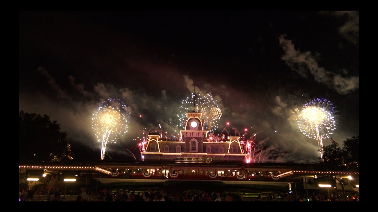 4K Disney's Celebrate America FIREWORKS Fourth of July