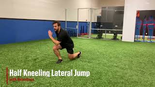 Half Kneeling Lateral Jump