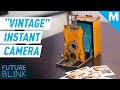 This vintage camera develops photos instantly  future blink