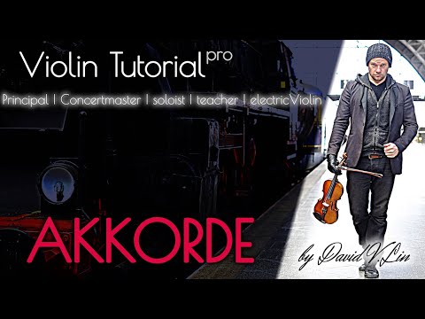 Geige Violine Tutorial Akkorde - wie richtig üben und verbessern