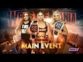 Becky lynch vs ronda rousey vs charlotte flair  official match card v3 4k   wwe wrestlemania 35