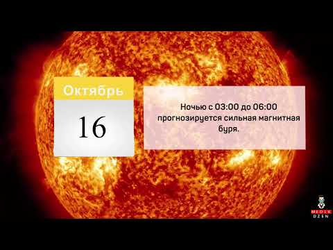 Узнайте, что стоит ожидать от магнитных бурь в октябре 2023