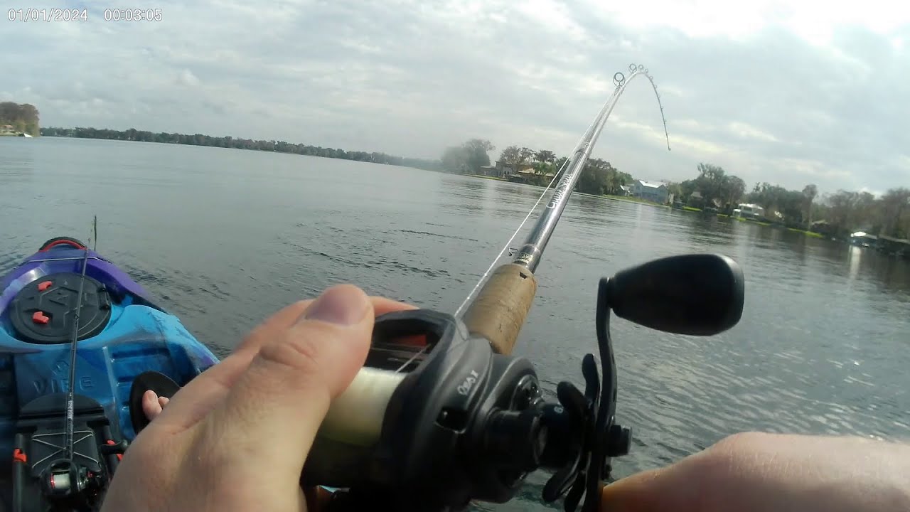 Central Florida Bass Fishing in January