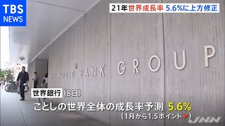 世界銀行 ２１年世界成長率を５．６％に上方修正