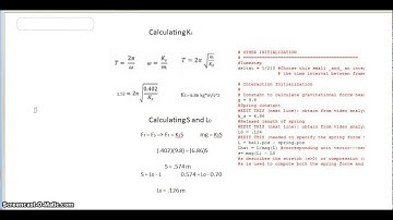 Lab 4: Spring Mass Oscillation